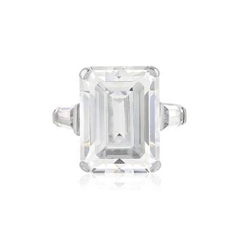 Silver ring 925 zirconias