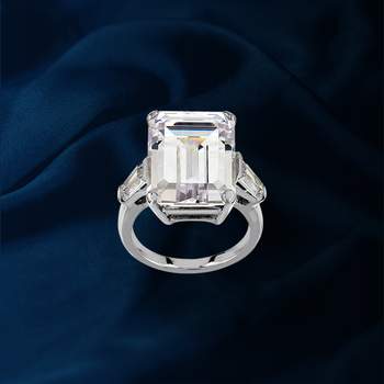 Silver ring 925 zirconias
