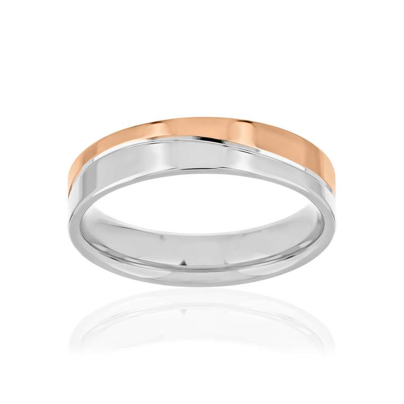 Alliance 2 ors 375 rose et blanc - vue 1