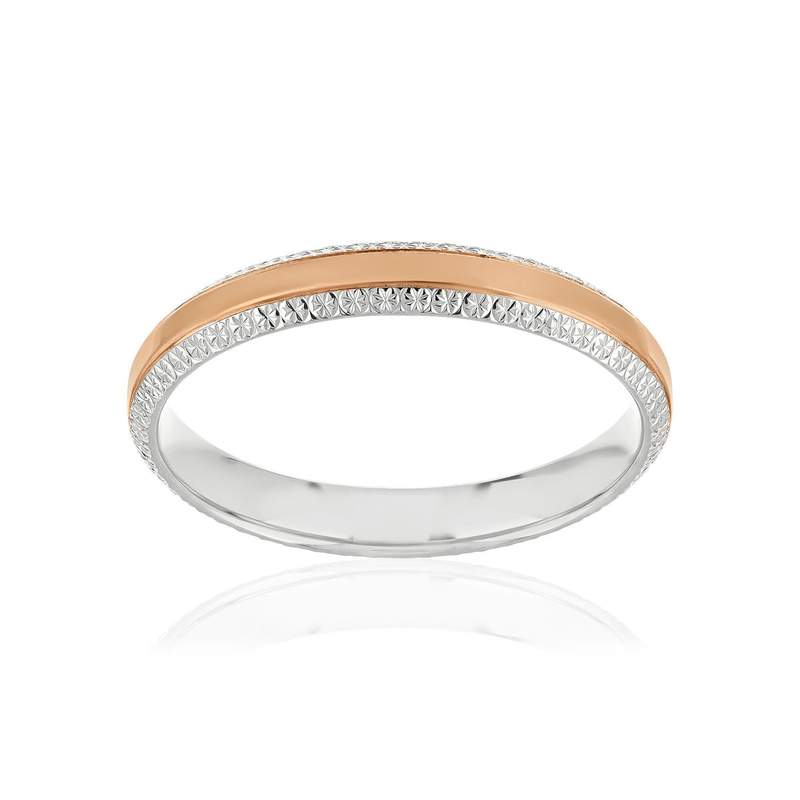 Alliance 2 ors 375 rose et blanc - vue 1