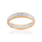 Alliance 2 ors 375 rose et blanc - vue 1