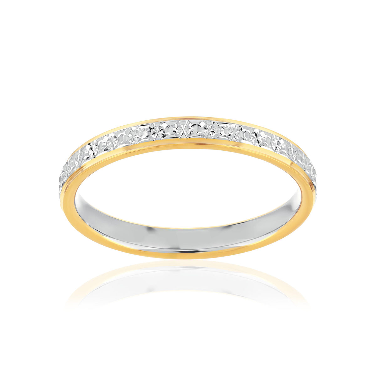 Alliance 2 ors 375 jaune et blanc 2.5 mm
