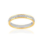 Alliance 2 ors 375 jaune et blanc - vue 1