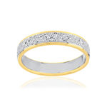 Alliance 2 ors 375 jaune et blanc 4 mm - vue 1