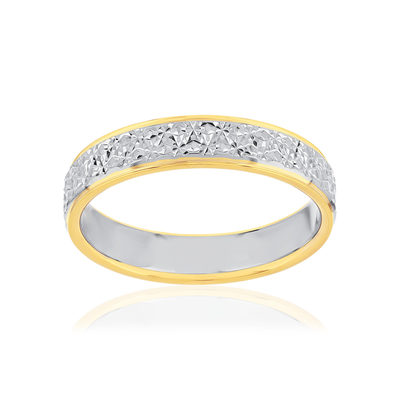 Alliance 2 ors 375 jaune et blanc 4 mm