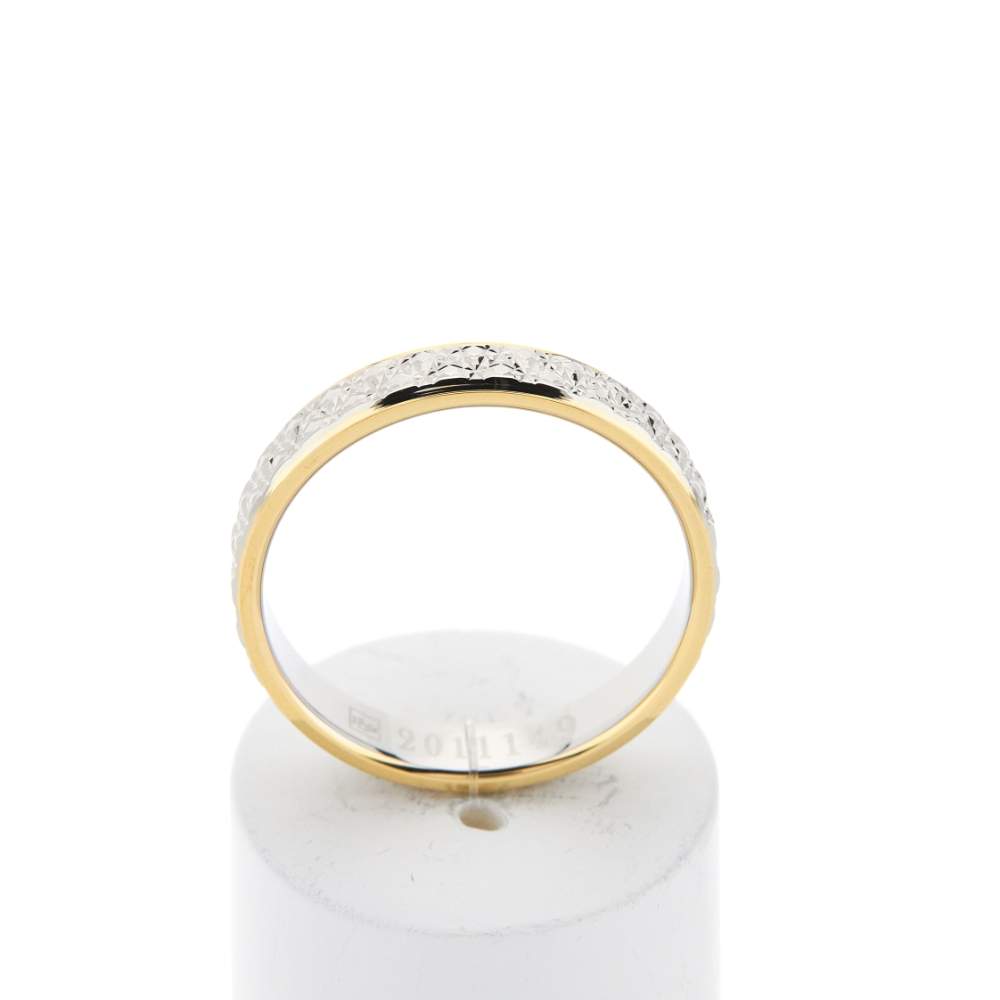Alliance 2 ors 375 jaune et blanc 4 mm - vue 1