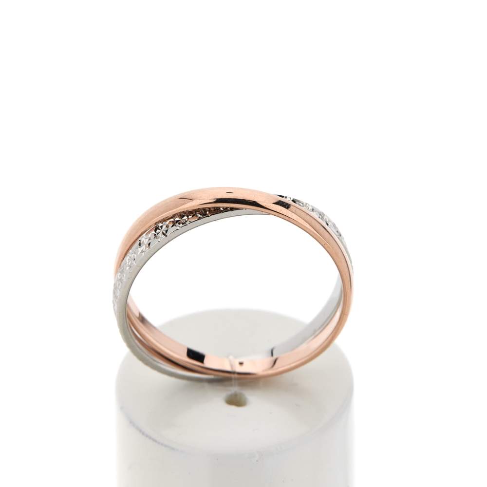 Alliance 2 ors 375 rose et blanc - vue 1