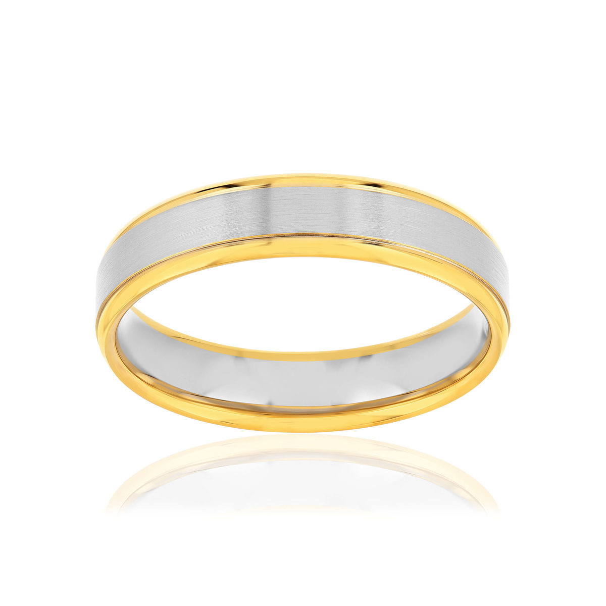 Alliance 2 ors 375 jaune et blanc 5 mm