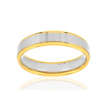 Alliance 2 ors 375 jaune et blanc 5 mm