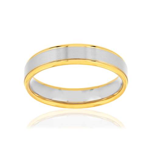 Alliance 2 ors 375 jaune et blanc 5 mm