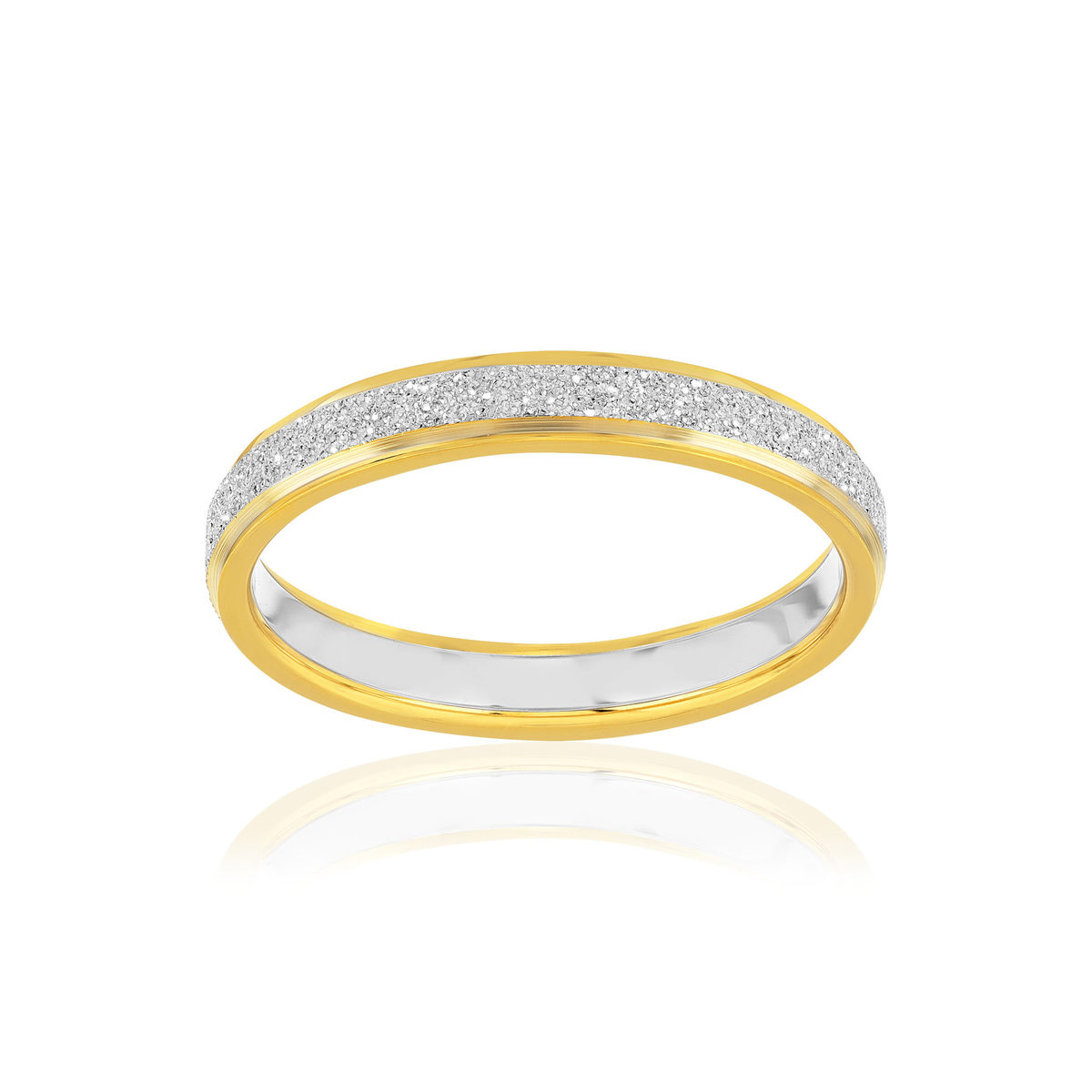 Alliance 2 ors 375 jaune et blanc 3 mm