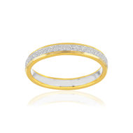 Alliance 2 ors 375 jaune et blanc 3 mm