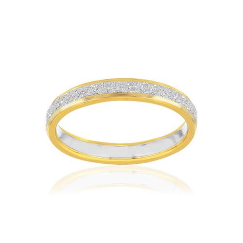 Alliance 2 ors 375 jaune et blanc 3 mm