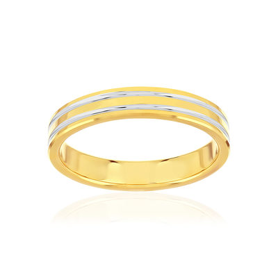 Alliance or 375 2 tons jaune et rhodié