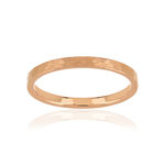 Alliance or 375 rose effet marleté - vue 1