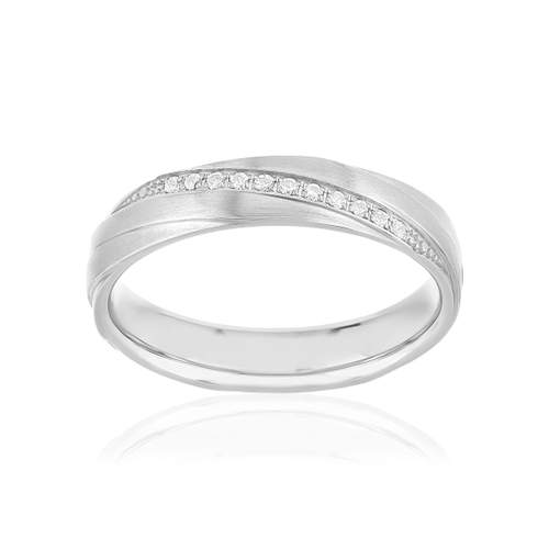 Alliance or 375 blanc diamants HP1 0.06 carat