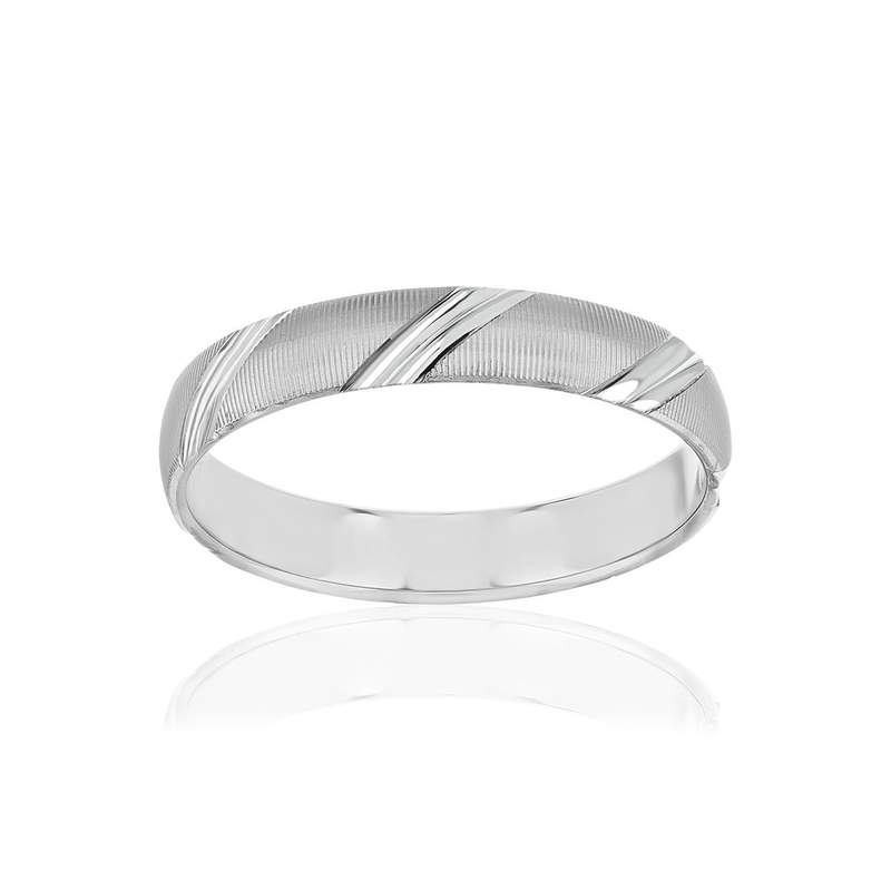 Alliance or 375 blanc 3 mm - vue 1