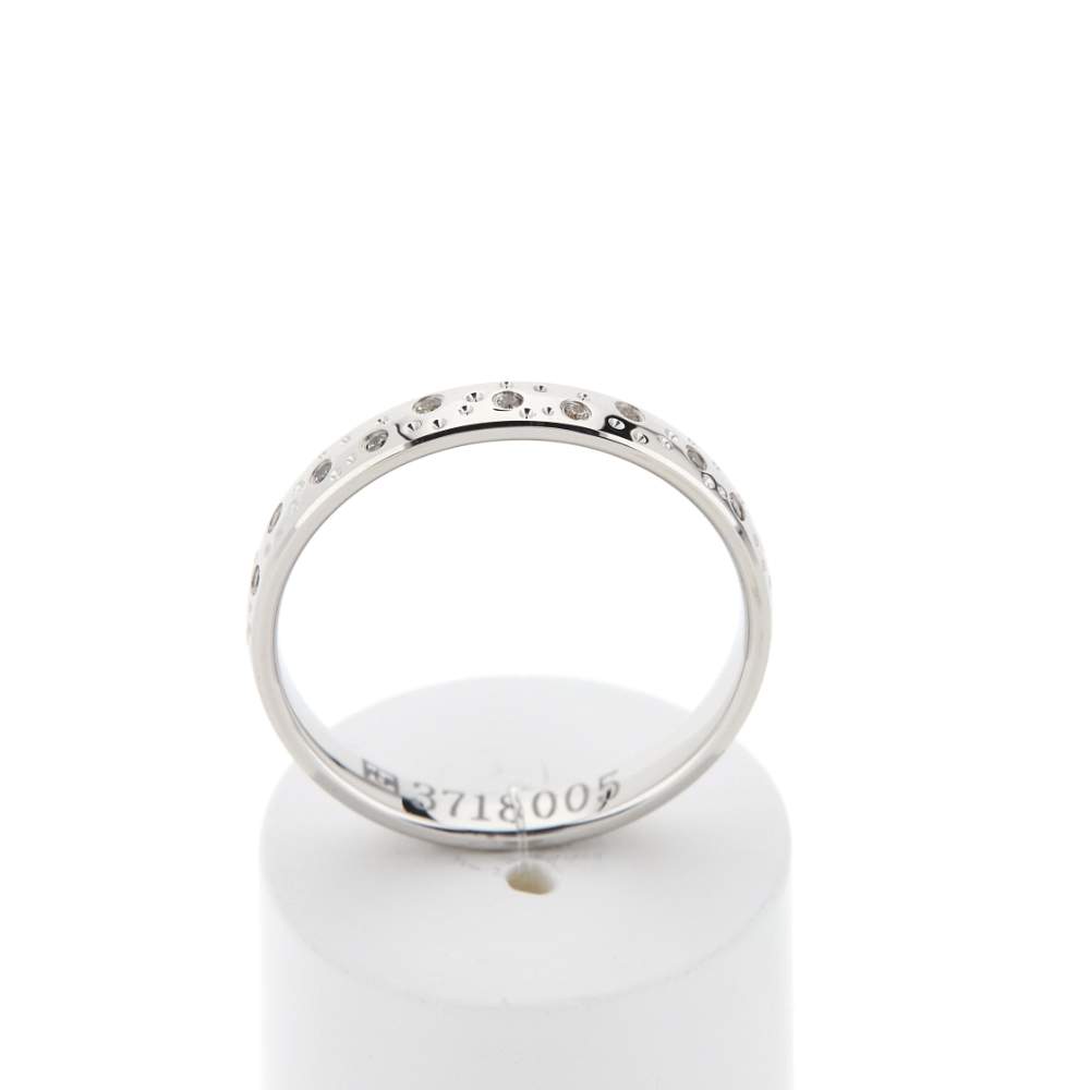 Alliance or 375 blanc diamants HP1 0.13 carat - vue 1
