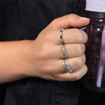 Bague argent 925 - vue porté 2