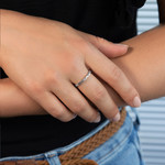 Bague argent 925 - vue porté 1