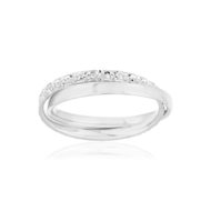 Alliance or 375 blanc 2 anneaux