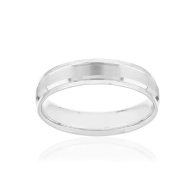 Alliantie goud 375 wit 5 mm