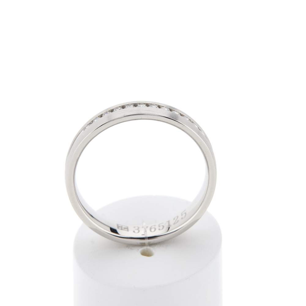 Alliance or 375 blanc diamants HSI 0.17 carat - vue 1