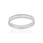 Alliance or 375 blanc diamants HSI 0.26 carat - vue 1