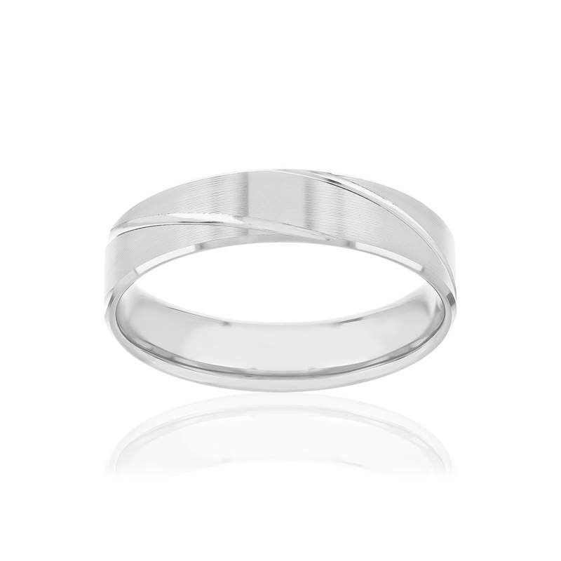 Alliance platine 950 blanc 5 mm - vue 1