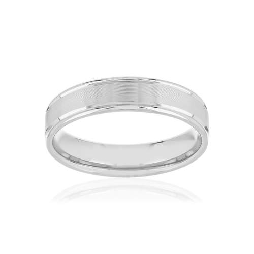 Trouwring in wit 950 platina