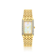 Montre femme bracelet métal plaqué