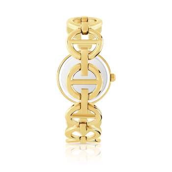 Dameshorloge in goud en strass