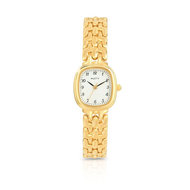 Montre femme bracelet métal plaqué
