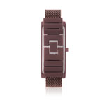 Montre femme bracelet métal marron - vue 2