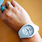 Montre et bracelet silicone - vue porté 1