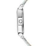 Montre femme papillons acier bracelet cuir - vue 3