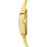 Montre femme dorée bracelet 2 tons strass - vue 3