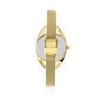 Montre femme dorée bracelet maille milanaise - vue D2