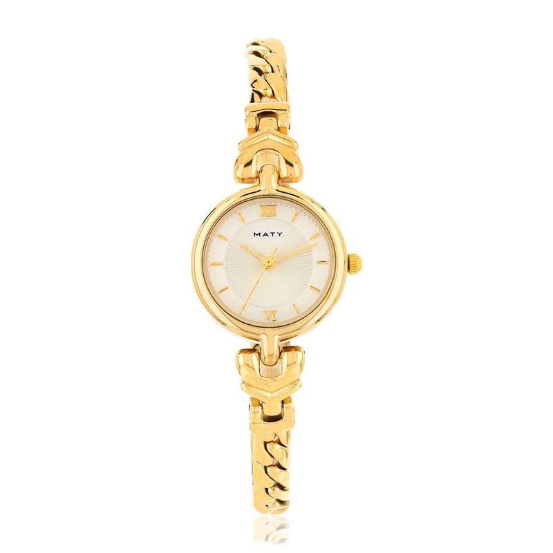 Montre femme dorée - vue 1