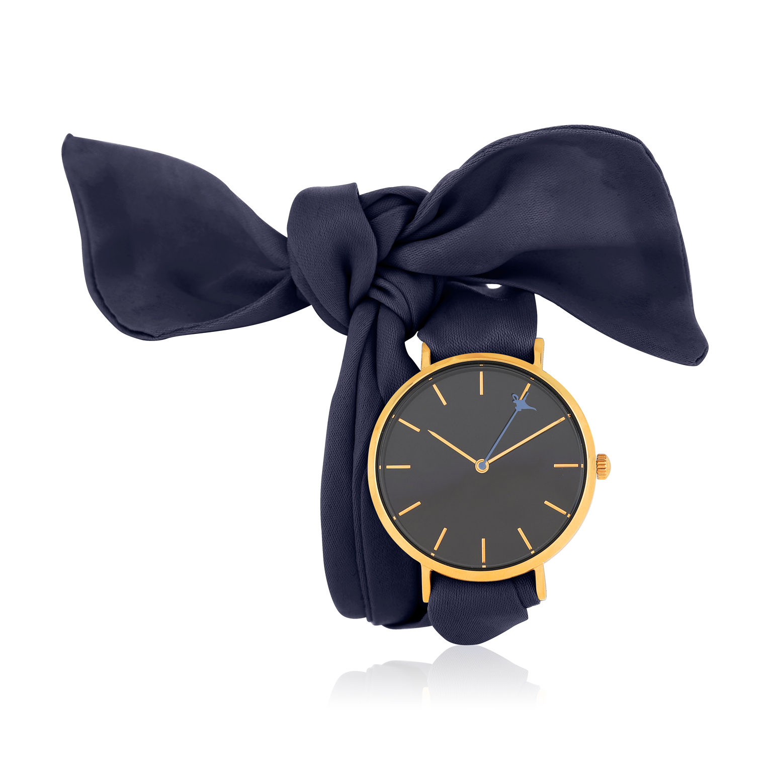 Montre Disney Jasmine dorée jaune foulard bleu - vue V3