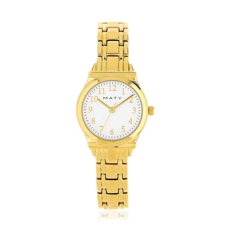 Montre femme dorée - vue 1