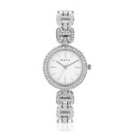 Montre femme chromée strass - vue 1
