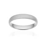 Alliance or 375 blanc givré ruban confort 4mm - vue 1