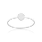 Bague argent 925 motif rond - vue 1
