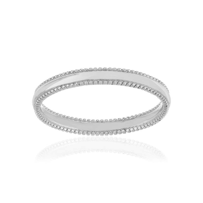 Bague argent 925, perlée. - vue 1