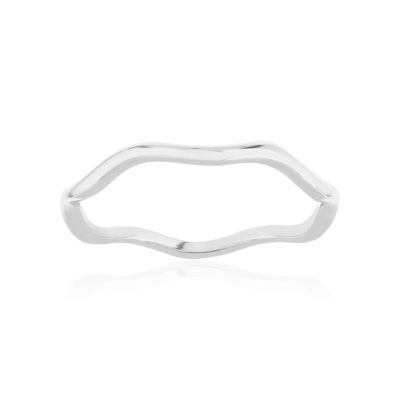 Silver ring 925 twisted