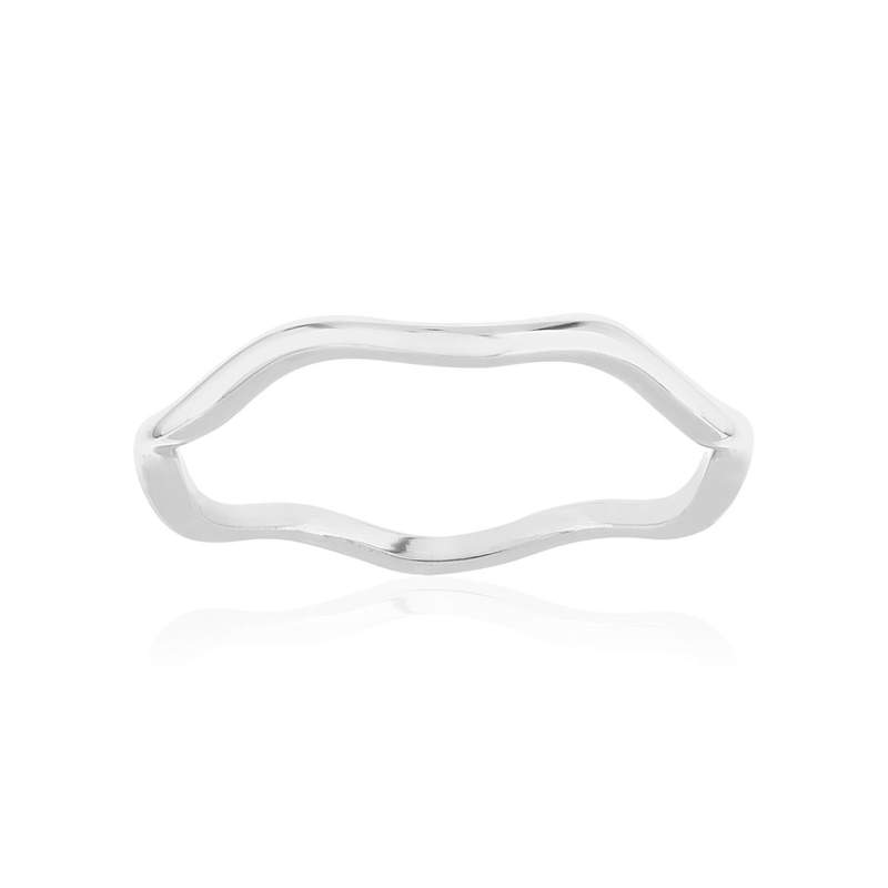 Bague argent 925 torsadée - vue 1