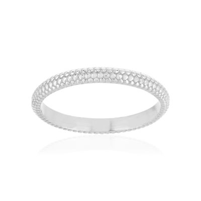 Bague argent 925 perlée