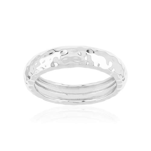 Bague argent 925 martelée
