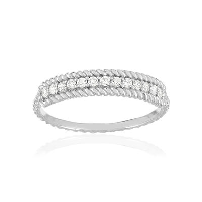Bague argent 925 zirconias